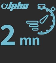 charging time alpha bike two minutes